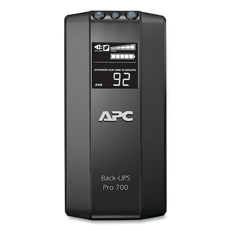 Apc Line Interactive UPS, 70VA, Line Interactive, Out: 120V AC In: 120V AC BR700G